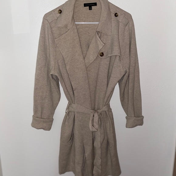 Tan Banana Republic Trench Coat - Picture 3 of 6